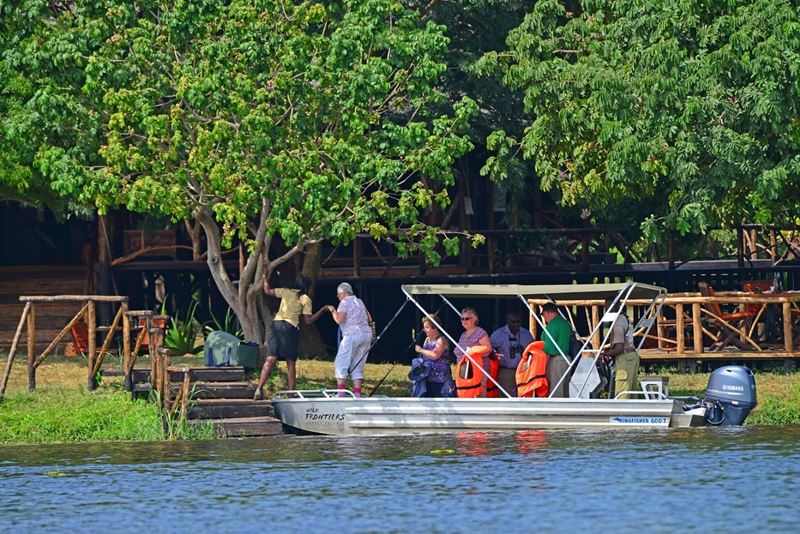 Boat Ccruise Bakers Lodge Uganda Exclusive Camps Nile River Murchison Falls